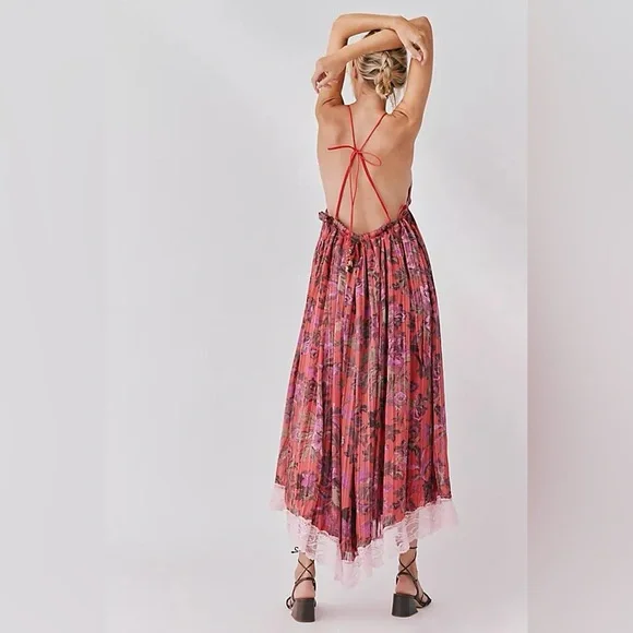 Free People Primmy Printed Midi Dress - Picture 2 of 3